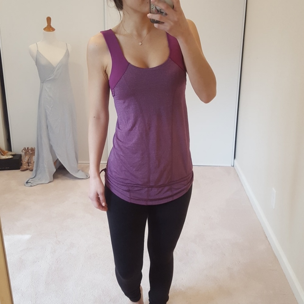Lululemon AdjustableTop with Built in Bra